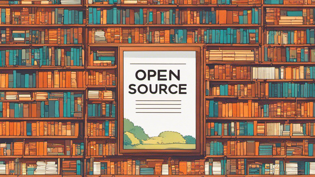 A book with the title Open Source